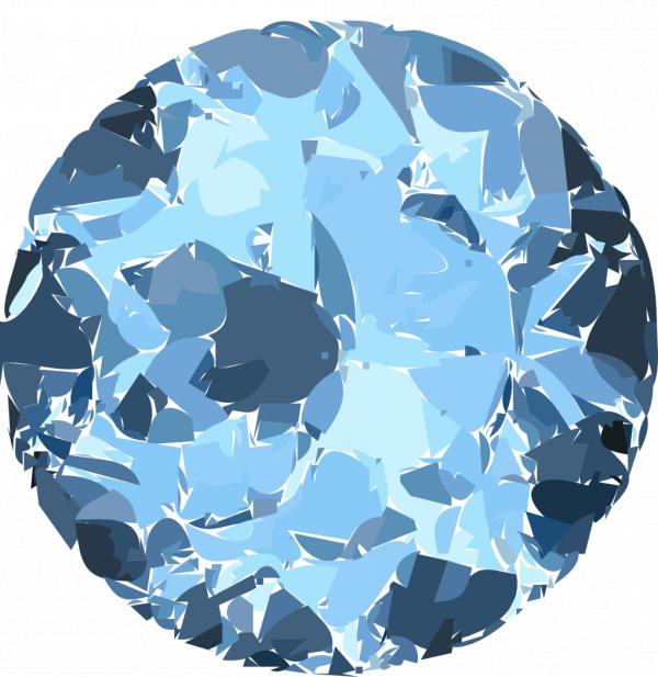 Blue crystal