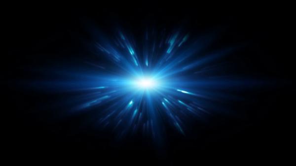 Blue Lens Flare