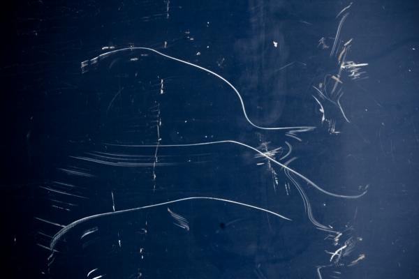 Blue Scratched Metal Texture