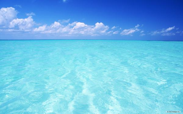 Blue water