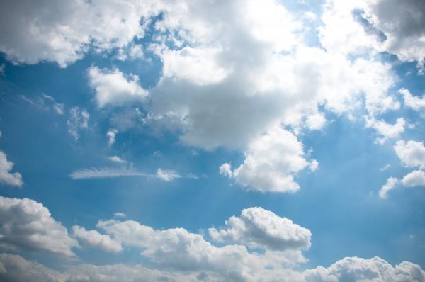 Blue sky and clouds