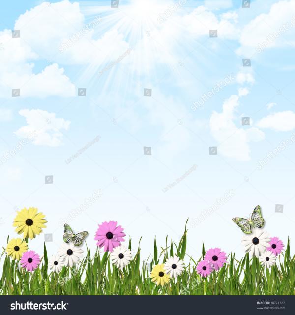 Blue Sky Border