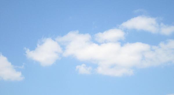 Blue sky with cloud