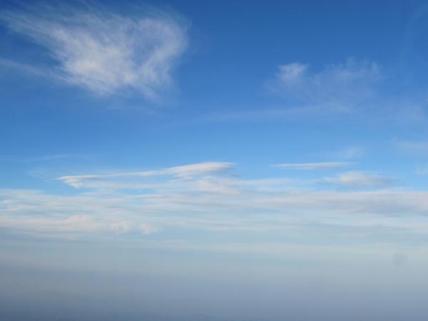 Blue sky with clouds