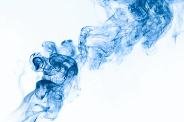 Blue smoke