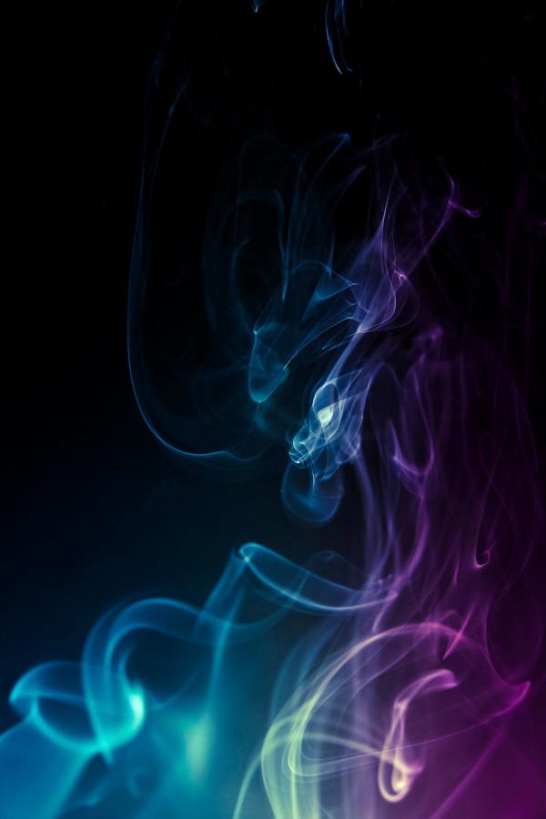 Purple smoke