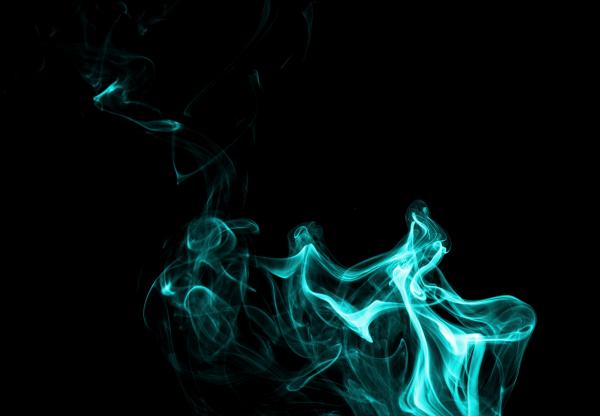 Blue smoke