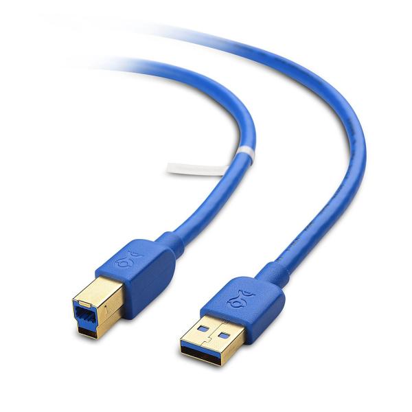 Blue USB cable