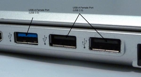Blue USB Plug