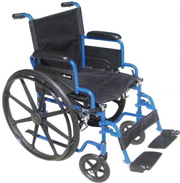 Blue Wheel Chairs