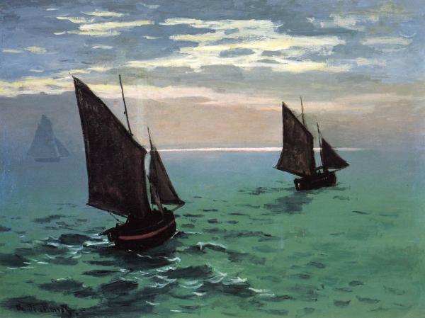 Boat at sea