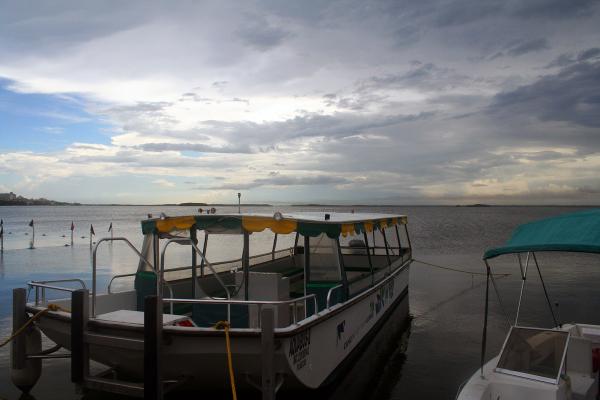Boat by the sea