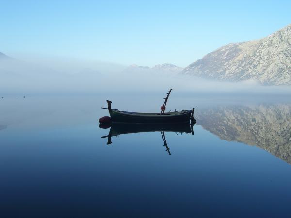 Boat in the morning