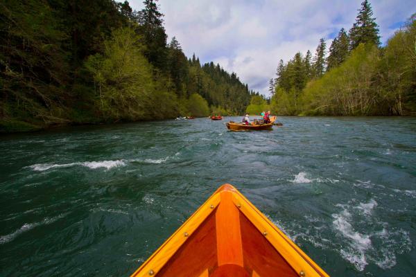 Boat on river