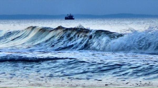 Boat on sea