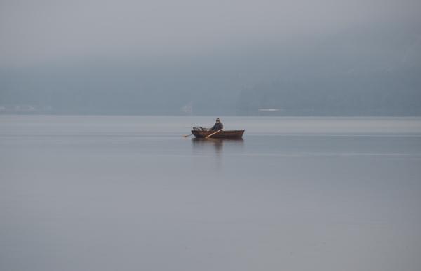 Boating alone