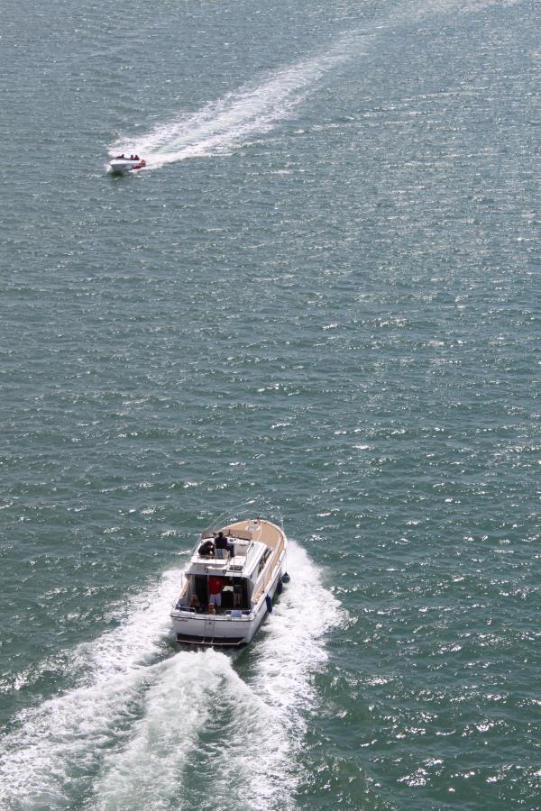 Boats at sea