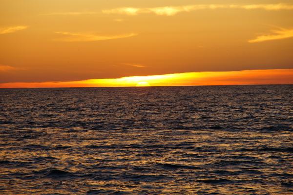 Body of Water during Sunset