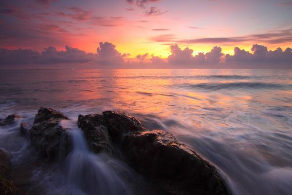Body of Water during Sunset