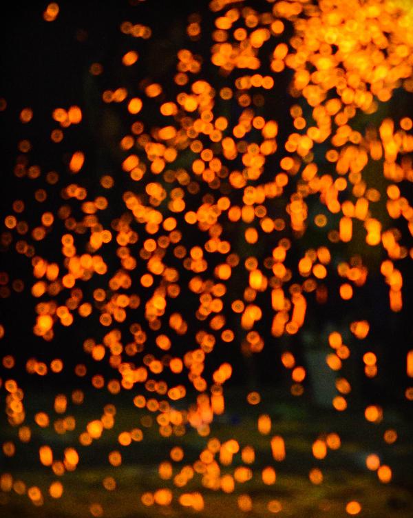 Bokeh from Corn fire
