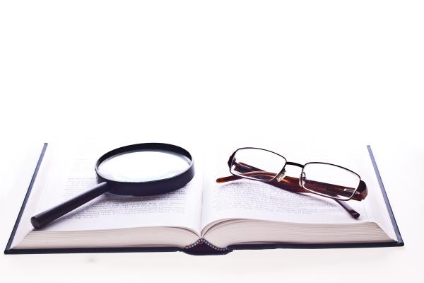 Book and Glasses