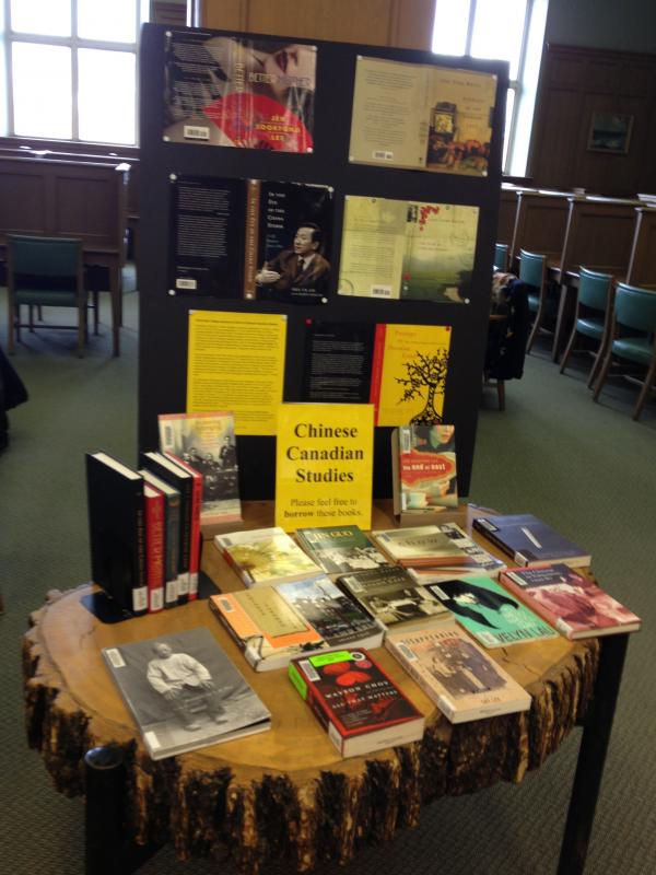 Books display table