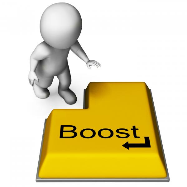 Boost Key Means Upgrade Or Improvement On Computer