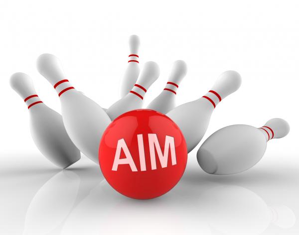 Bowling Aim Represents Aims Strike 3d Rendering