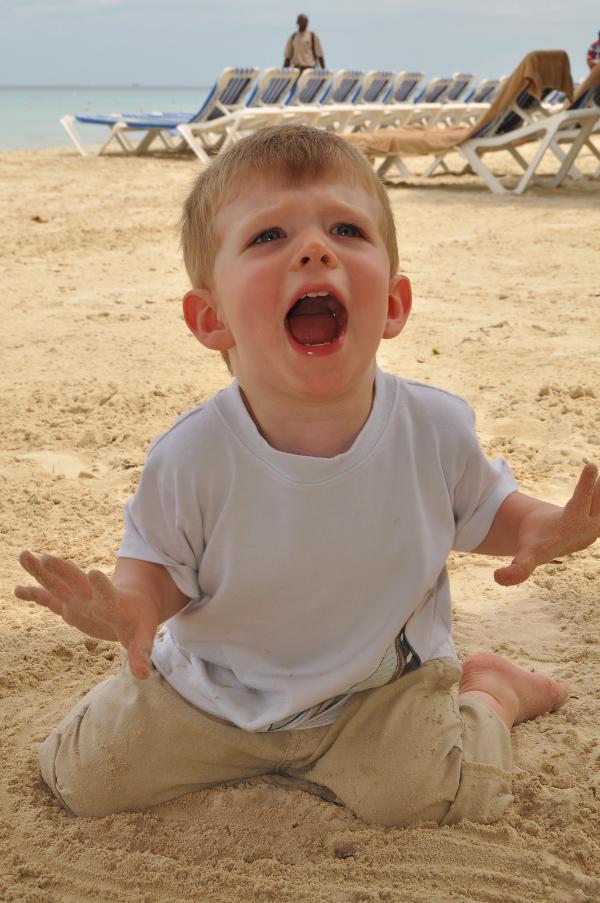 Boy at the beach
