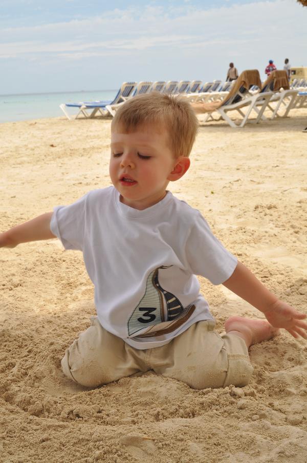 Boy at the beach
