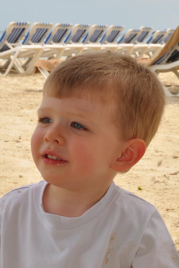 Boy at the beach