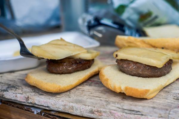 Bread Slice With Burger