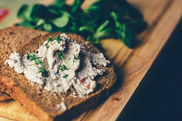 Bread With Ravioli Toppings on Brown Table