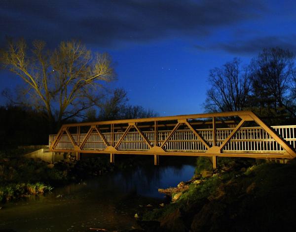 Bridge at night