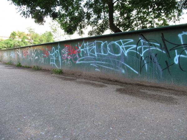 Bridge graffiti