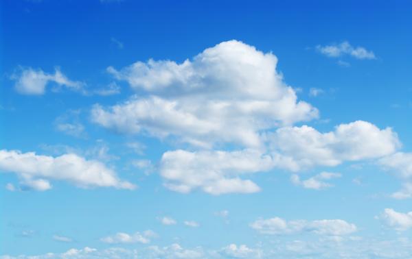 Bright cloudy sky