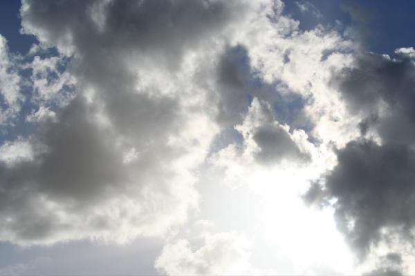 Bright cloudy sky