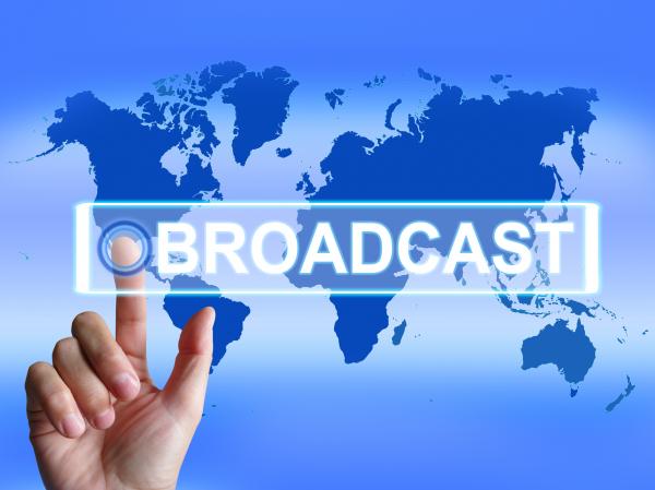 Broadcast Map Shows International Broadcasting and Transmission of New