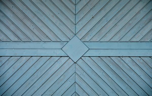 Brown and Blue Wooden Surface