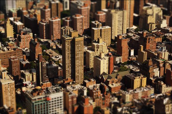Brown and White Buildings
