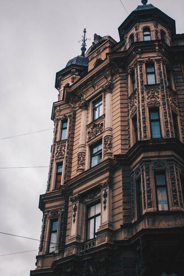 Brown Concrete Apartment Building