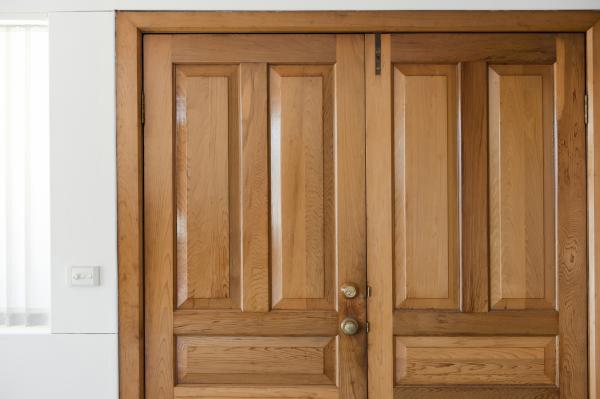 Brown Door Closed