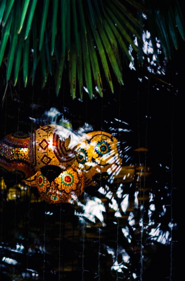 Brown Gourd Lamps