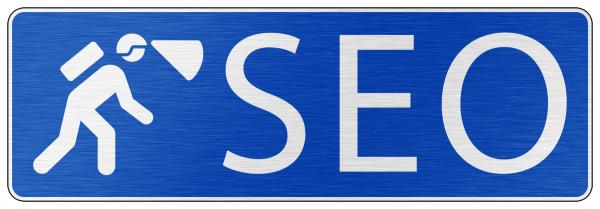 Brushed Metal Sign - SEO Exploration
