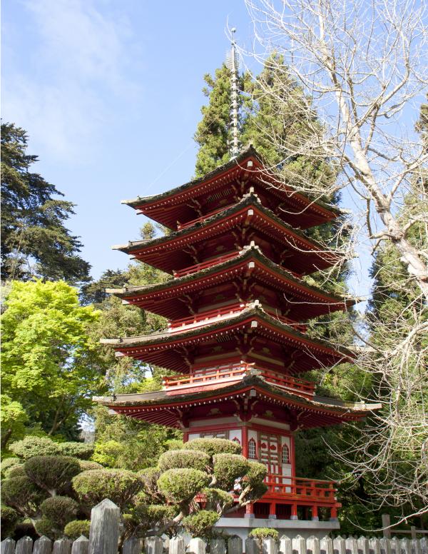 Buddha and pagoda