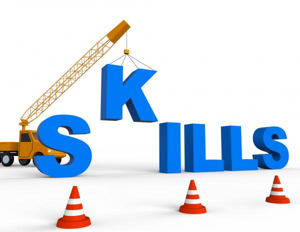 Build Skills Means Expertise Building And Builds 3d Rendering
