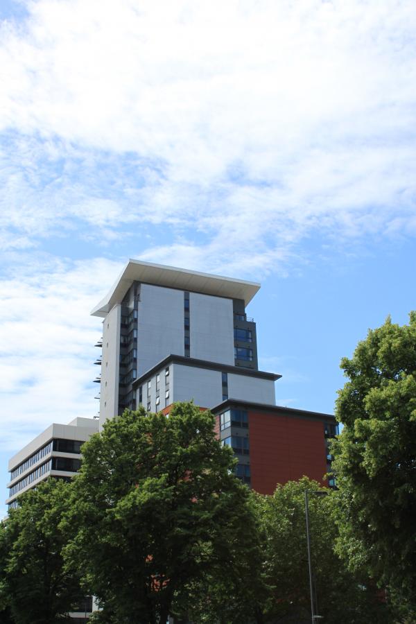 Building against the sky