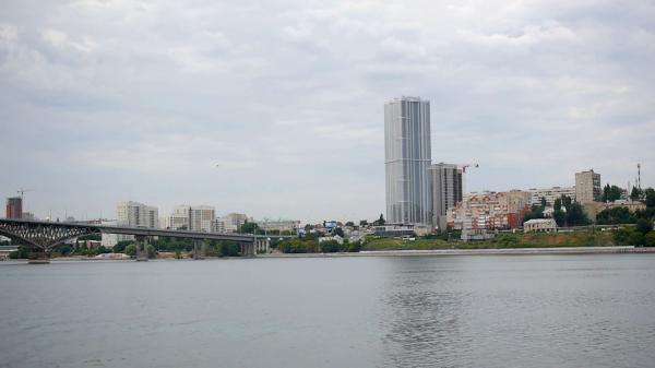 Building on river
