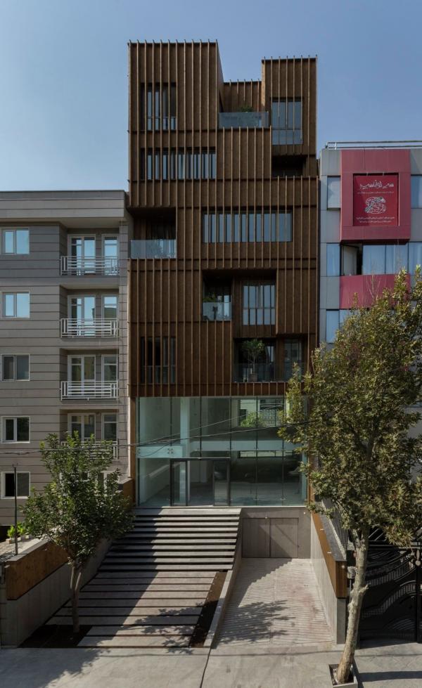 Building with balcony