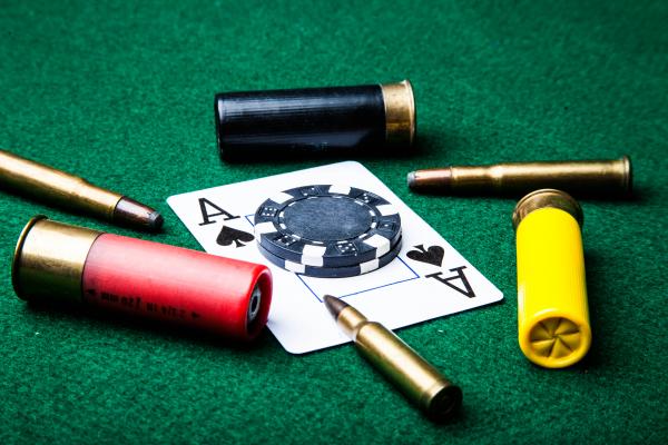 Bullets and ace of spades